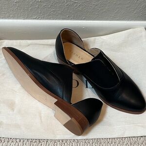 Nisolo Black Leather Flats